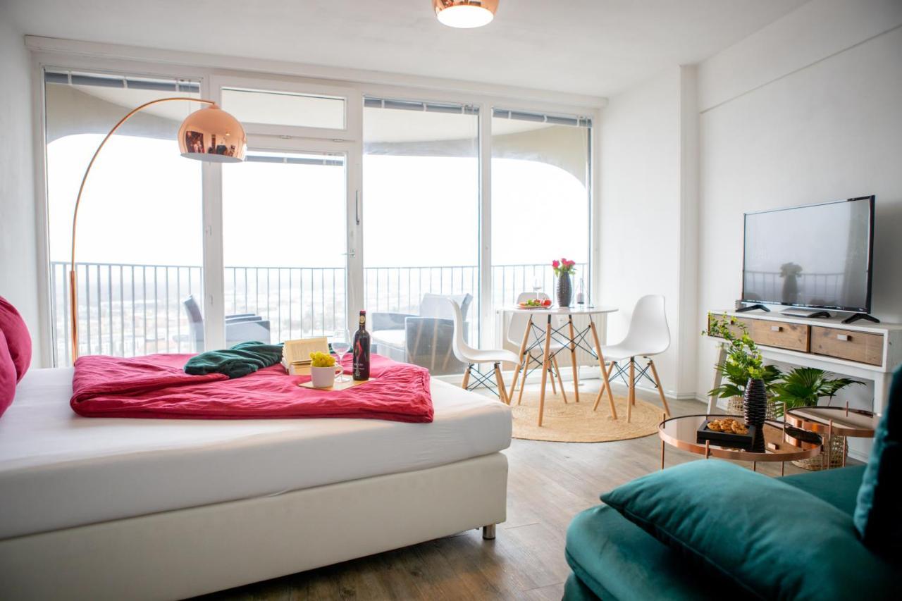 Modernes Apartment Mit Tollem Blick Ueber Die Stadt Augsburg Eksteriør bilde